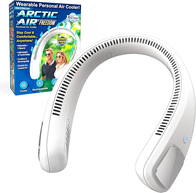 Portable Neck Fan USB Rechargeable 3-Speed