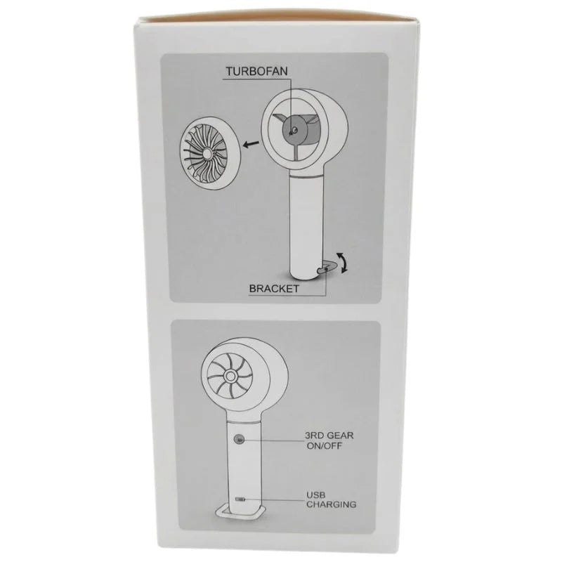 Mini Portable Hand Fan Rechargeable