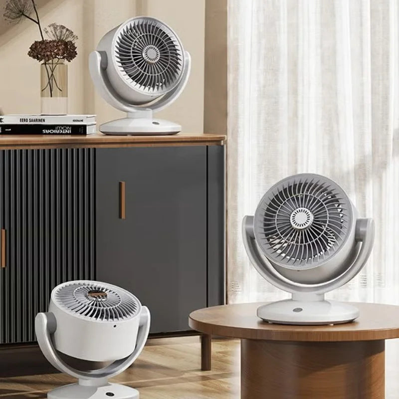 Mini Desktop Circulating Fan Rechargeable 3 Speeds