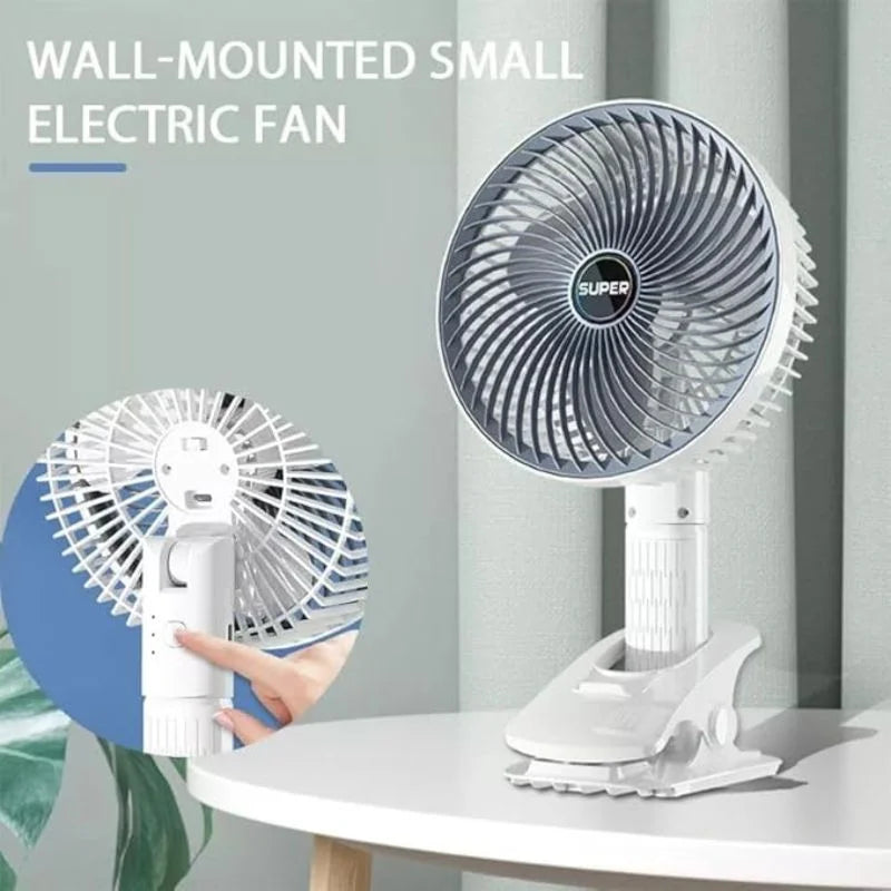 3-in-1 Clip Fan Handheld, Desktop & Wall Mounted Portable Fan 3 Speed Modes